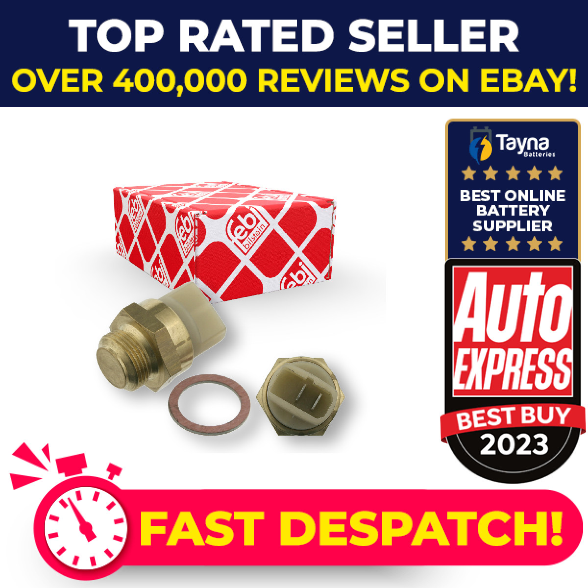 Radiator Fan Switch fits AUDI 50 86 1.1 1.3 74 to 78 191959481 191959481B Febi