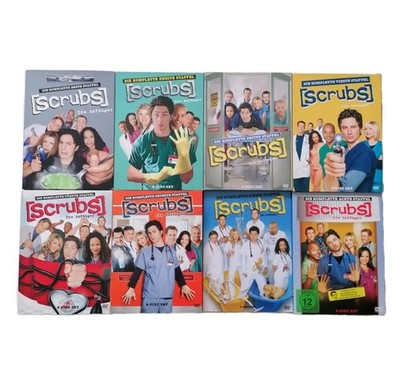 Scrubs Die Anfänger 1-8 DVD Box Set Staffeln Serie Arzt Sitcom Drama Comedy 