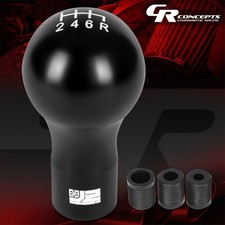 Open-boxj2 Spherical Teardrop 6-speed Mt Black Shift Knob Wm8m10m12 Adapter