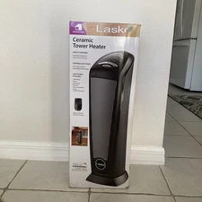 Lasko CT22410 Ceramic Tower Heater With Remote Control 1500w
