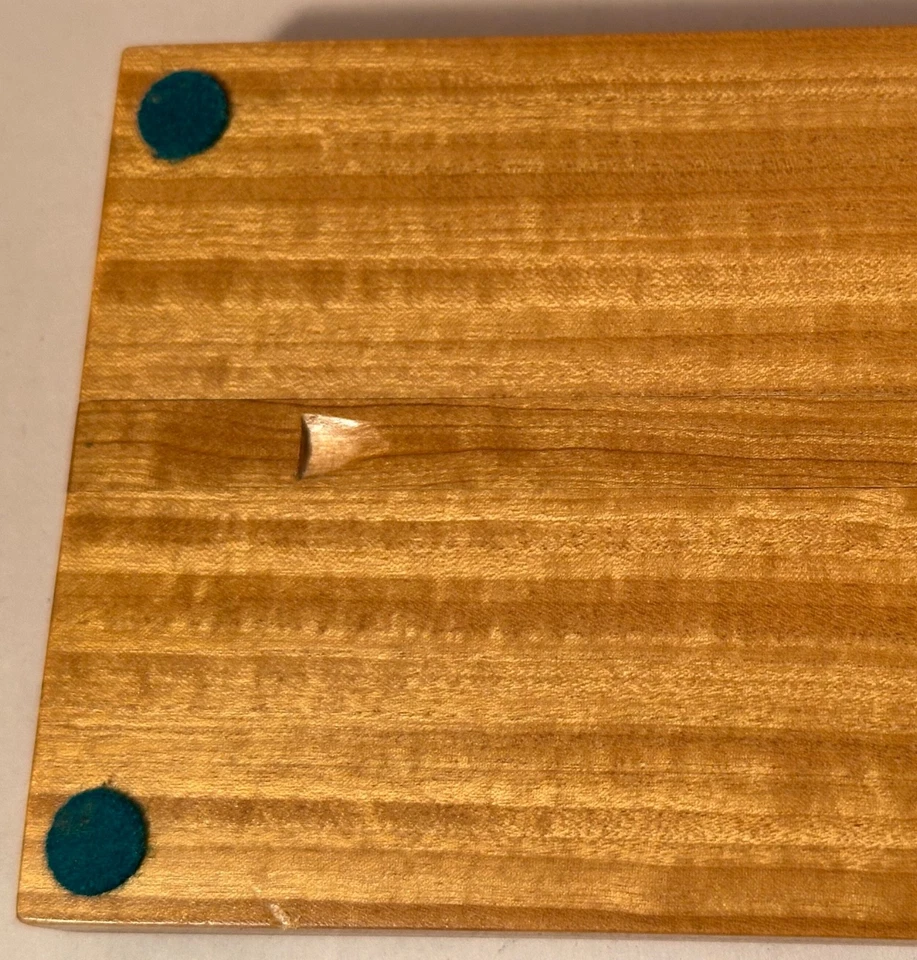 Cribbage Board, Deluxe Hardwood with Knurled Pegs - Image 3 of 4