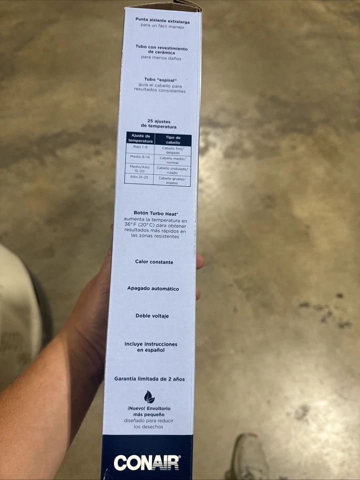 Утюжок для завивки Conair Instant Heat Spiral 3/4 дюйма, спиральная направляющая — открытая коробка - Изображение 2 из 3