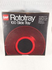 GAF Rototray 100 Photo Slide Tray 2X2 Slides GAF  Sawyer projectors NEW SEALED