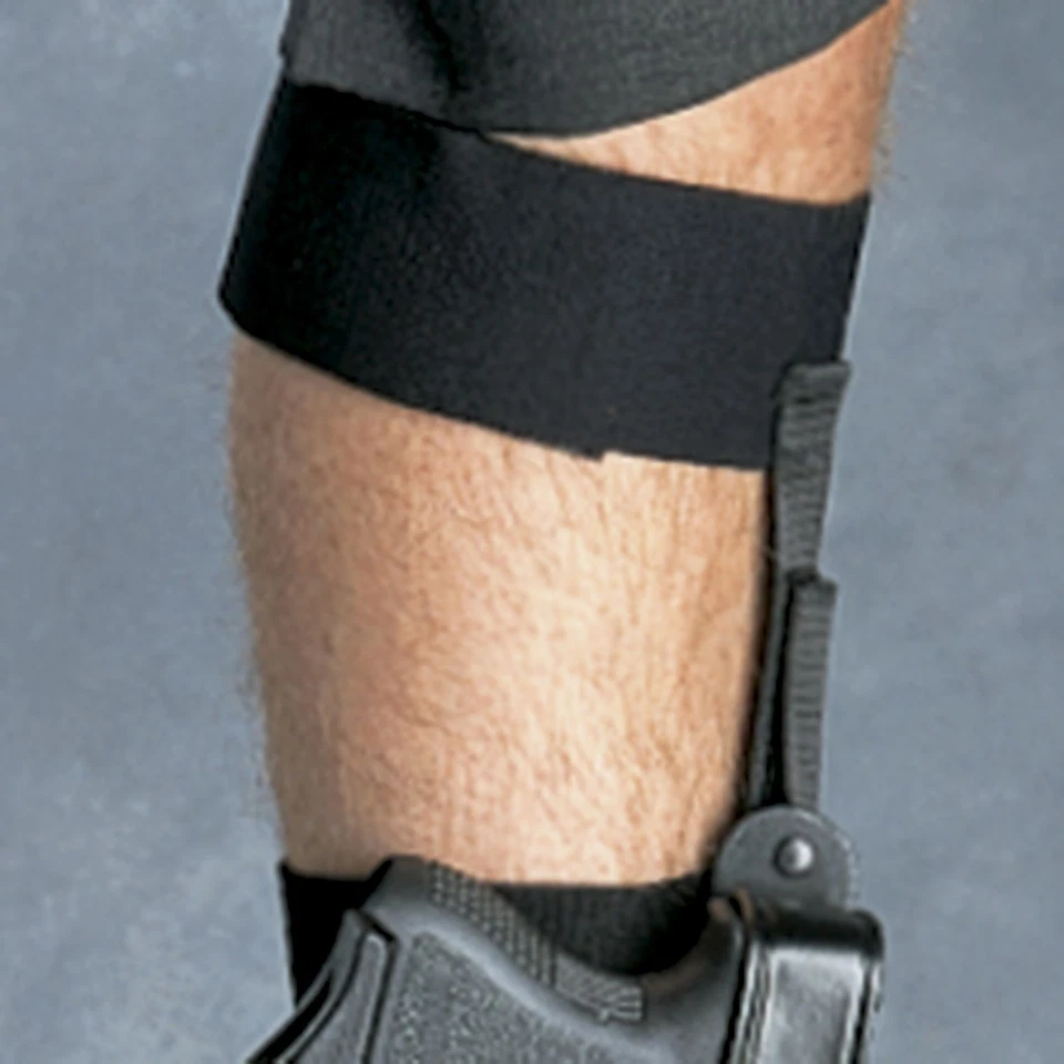 Galco Ambidextrous Ankle Calf Strap Leather Holster, Black, ACSB Ankle Holster - Image 2 of 4