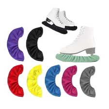 Figure Skates Ice Skate Blade Covers Soft Fleece for Protection Sizes S M L
