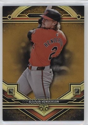 2024 Topps Triple Threads Gold 1/99 Gunnar Henderson #125 b4d