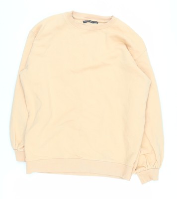 Threadbare Damen beige Rundhalsausschnitt Sweatshirt Größe 12
