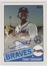 2020 Topps 1985 Topps Baseball Series 2 Touki Toussaint #85A-TTO Auto 01x1