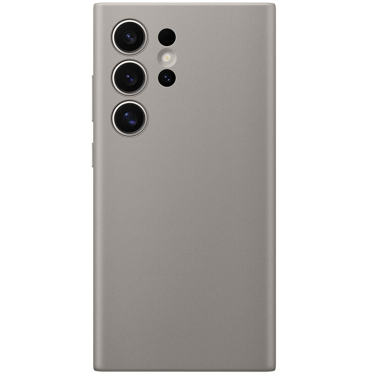 Coque Galaxy S24 Ultra antichoc couleur taupe à effet grain texturé