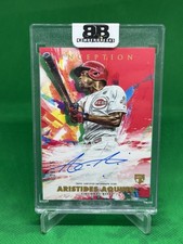 Aristides Aquino RC Auto /75 2020 Topps Inception RED Parallel Reds