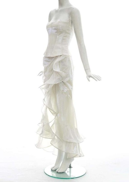 Women Thierry Mugler Skirt Yellow Polyester 40