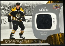 Jake DeBrusk 2017-18 Upper Deck Series 2 Rookie Materials #RM-JD -Boston Bruins
