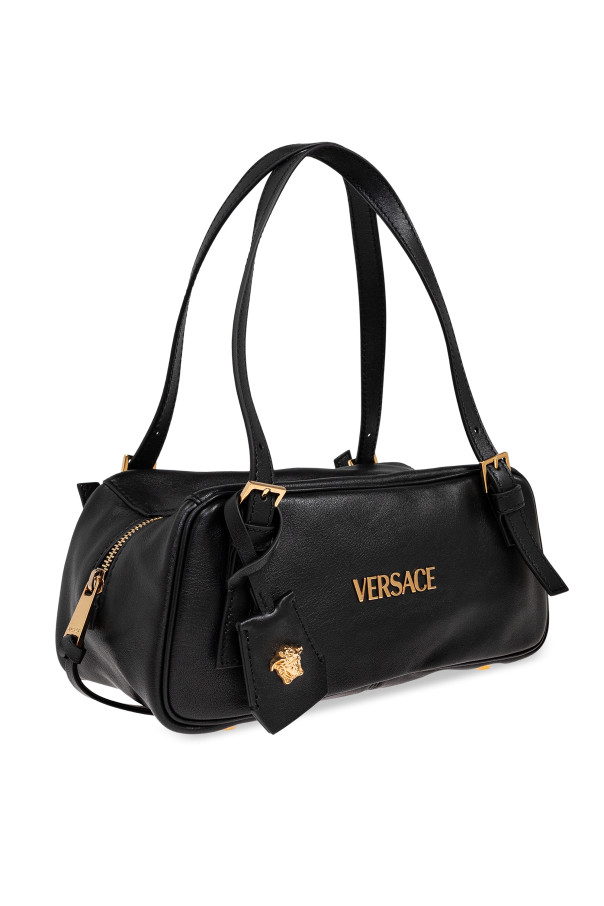 Versace - Women - Shoulder bag Tag Bowling - Black thumbnail 4