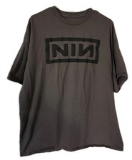 Nine Inch Nails NIN 2022 Tour T-Shirt Gray Mens XXL Band Concert Graphic Tee