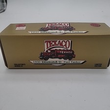 ERTL TEXACO 1930 Diamond Fuel Tanker Truck Bank 7th Series Die Cast Metal 1990