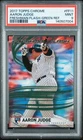 AARON JUDGE 2017 Topps Chrome Freshman Flash GREEN REFRACTOR #FF11 PSA 9 MINT RC