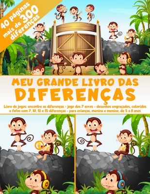 Meu Grande Livro das Diferenças - 40 páginas, mais de 300 diferenças - Livro de