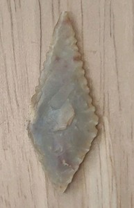 Neolithic Period Arrowhead Sahara Desert Africa Rhomboid Lanceolate 1 1/8 Inch