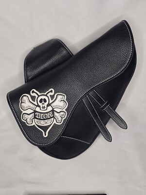 美品　DIOR × SHAWN STUSSY Bee サドルバッグ Dior x Shawn Stussy Saddle Bag - Rare saddle bag. Used, mint