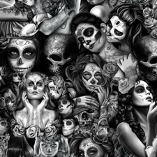 Chicas 22 - 18"x46" Hydrographic Film Hydro Dipping Dip Water Transfer