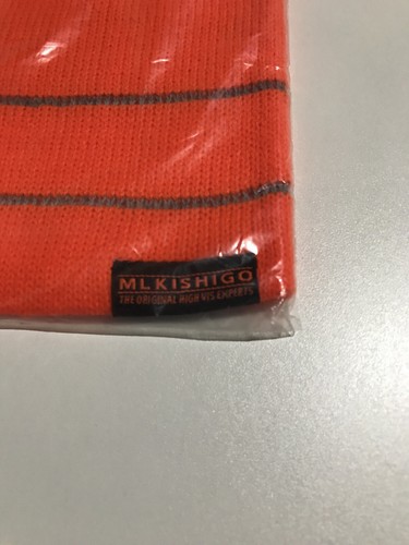ML Kishigo Knit Beanie - High-Vis Orange - Picture 4 of 5