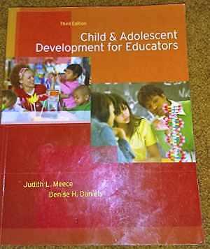 Child and Adolescent - Paperback, by Meece Judith; Daniels - Acceptable n