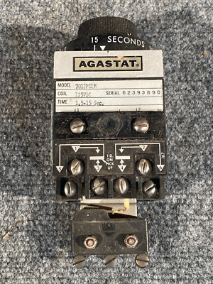 AGASTAT 7012PCLM 125VDC ~ 1.5-15 sec.