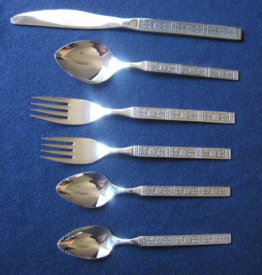 Oneida ISABELLA Community Stainless Flatware Set 6pcs / 2 sets available, Japan