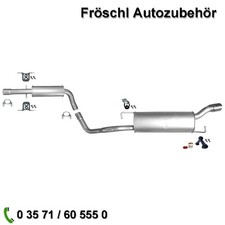 für Audi TT 1.8 T Coupe Cabrio 150 163 179 190 PS Auspuff Anlage & Anbausatz a*