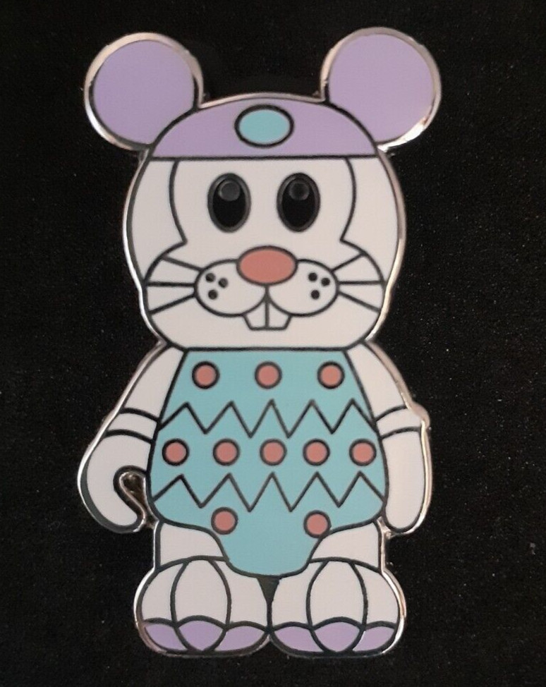 Disney Vinylmation Mystery Pin Holiday #1 (Easter Egg Bunny) Pin~Pin# 73120~EUC!