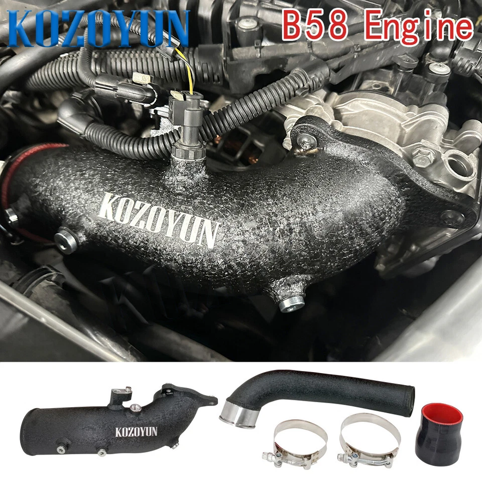 Tubo de admisión de tubo de carga para BMW B58 M140i M240i 340i 440i xDrive 16-18 Foto 3 de 4