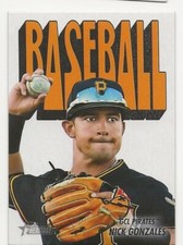 2021 Topps Heritage Minors NICK GONZALES 1972 Pack Cover Card Pirates 72TPCC-1