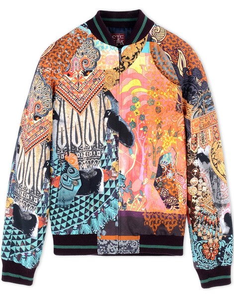 STELLA JEAN CAZADORA MULTICOLOR TALLA 50 COLECCIÓN OTOÑO INVIERNO 2015/2016