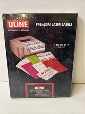 Uline #S-20184 Premium Laser Label 2.5” Circle Glossy 12 Sheet/1200labels