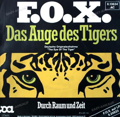 F.O.X. - Das Auge Des Tigers GER 7'' Single 1982 (VG+/VG+) Pool 6.13634 '