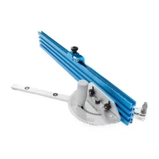 POWERTEC Table Saw Precision Miter Gauge System Multi-Track Fence 27 Angle Stops