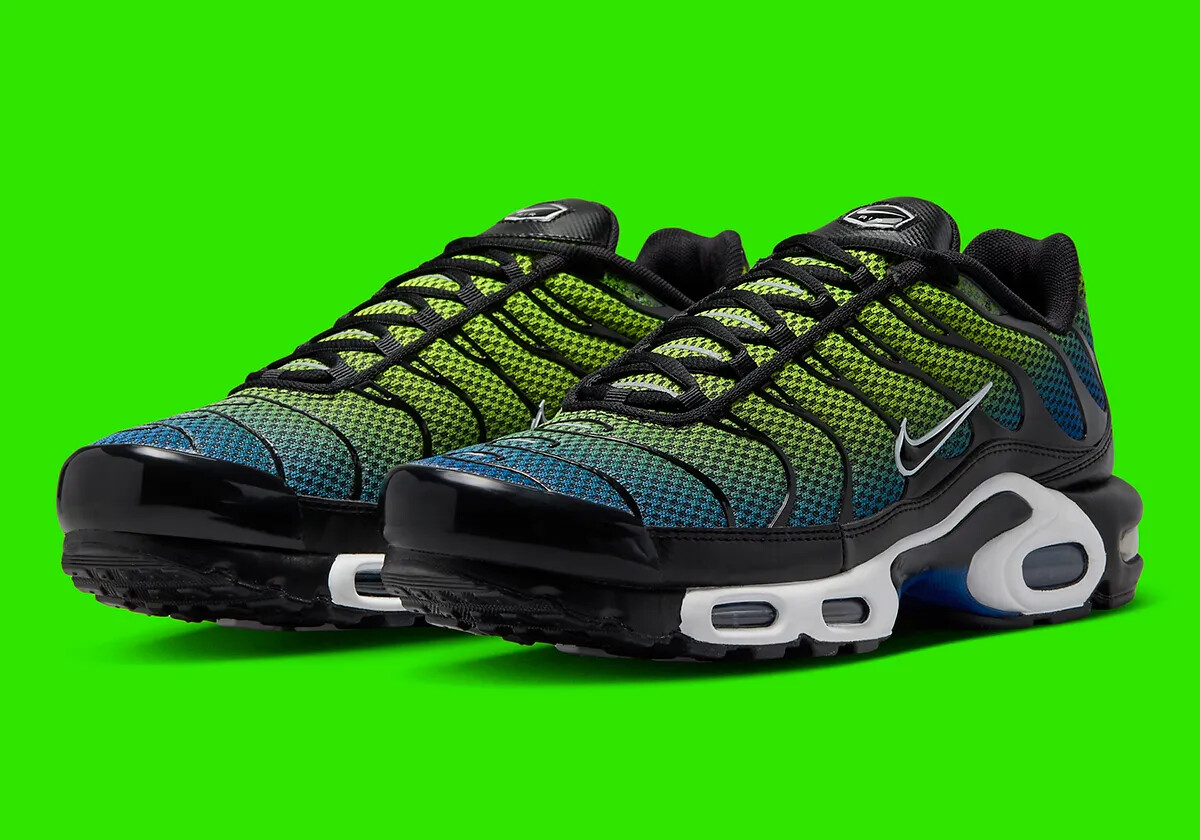 Nike Air Max Plus Mens Shoes Racer Blue/Volt/Black FZ4628 Nike Air Max Plus Mens Shoes Racer Blue/Volt/Black FZ4628