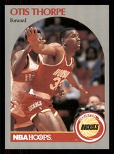 1990-91 Hoops Otis Thorpe #129 Houston Rockets Basketball Card 