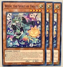 Yugioh! 3x Ween, the Spirit of Treats SUDA-EN027 Common 1st Ed NM