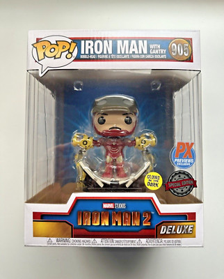 Funko pop #905 Iron man with gantry 6 glows Gitd PX exclusive bobble-head MARVEL