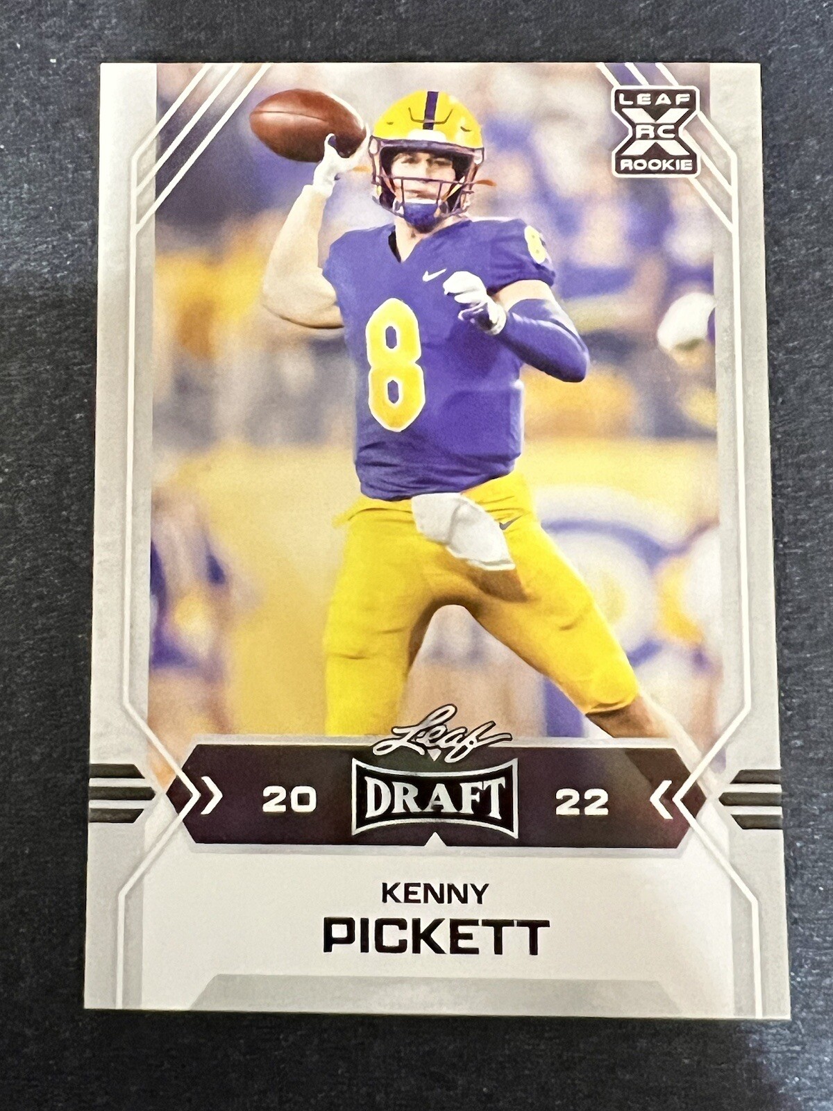 Kenny Pickett RC 2022 Leaf Draft XRC 09 Base Pittsburgh Steelers eBay