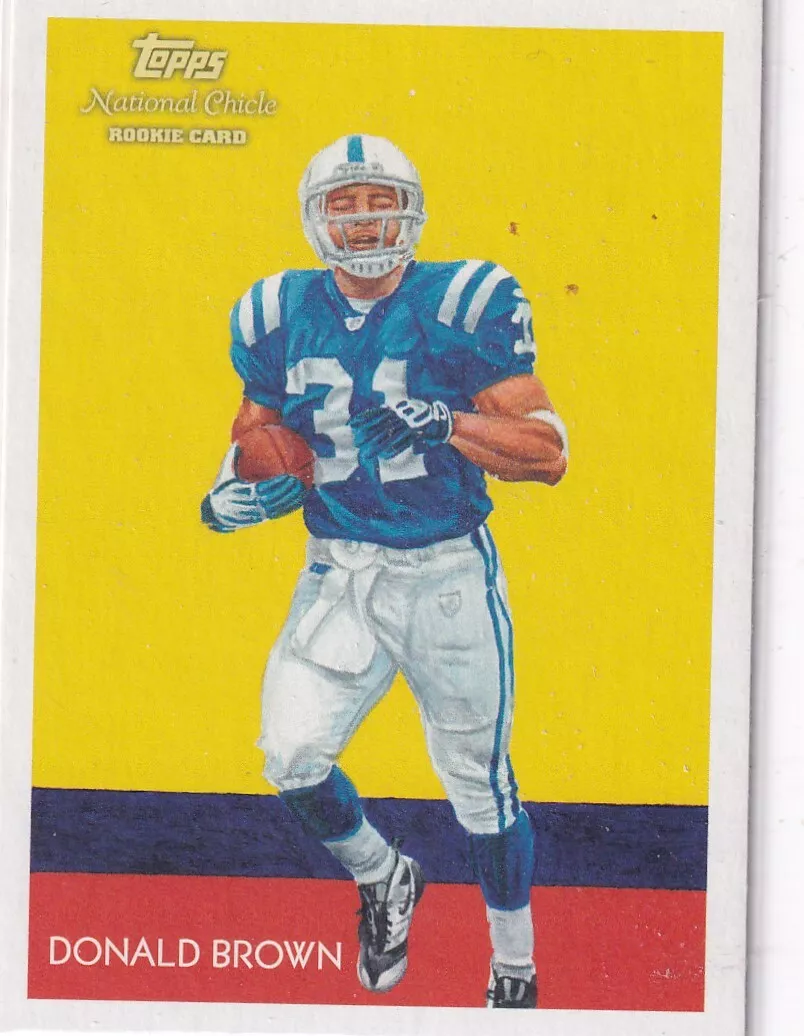 Donald Brown trading card