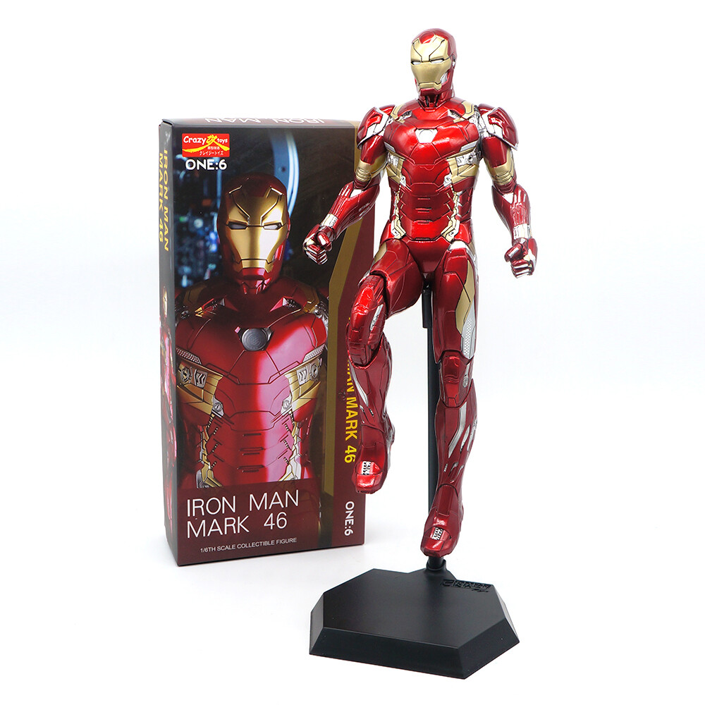 Crazy Toys Avengers Iron Man MK46 Tony Stark 12
