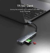 Type C docking station for Laptop, MacBook, iPad, Tablet, 6 in 1 port expansion