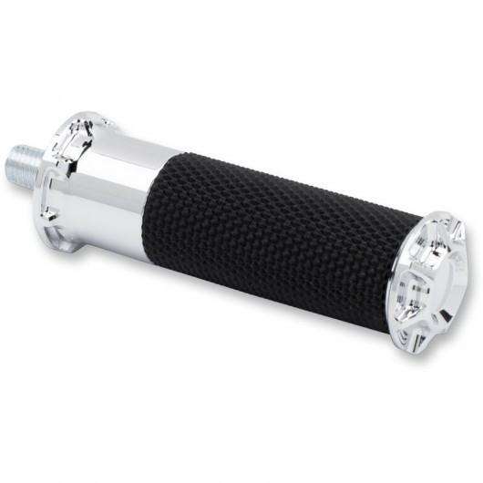 Embout de sélecteur chrome Arlen Ness grip antidérapant Fusion Beveled