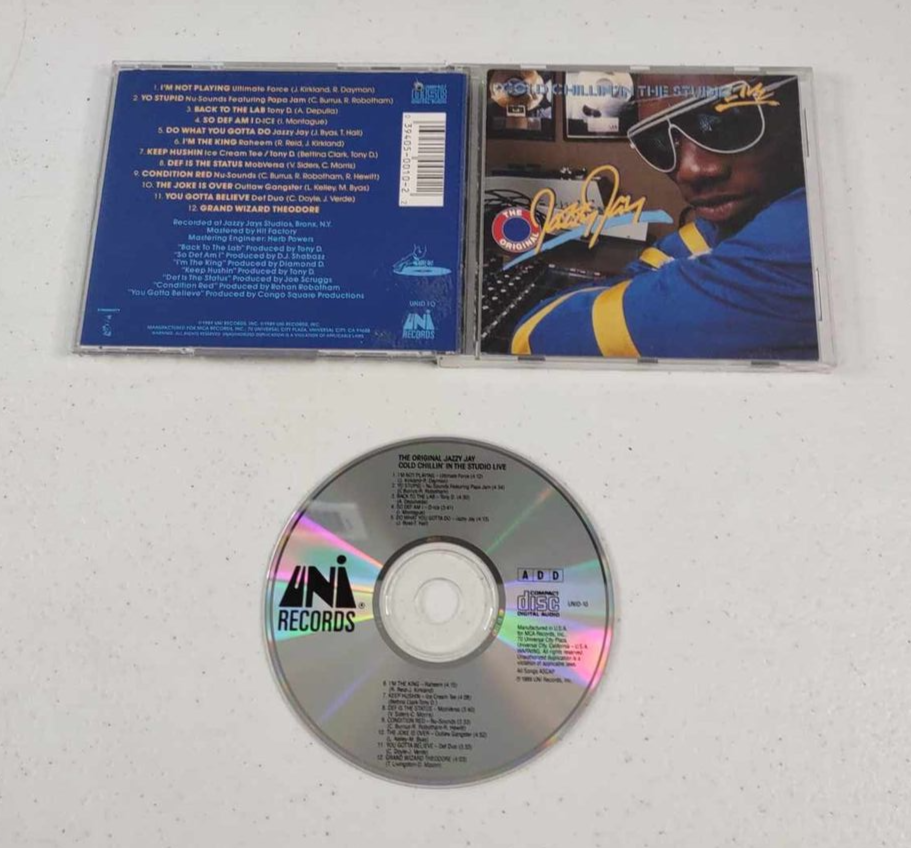 COLD CHILLIN’ IN THE STUDIO LIVE [CD] The Original Jazzy Jay – Cold Chillin' In The Studio Live – Vinyl
