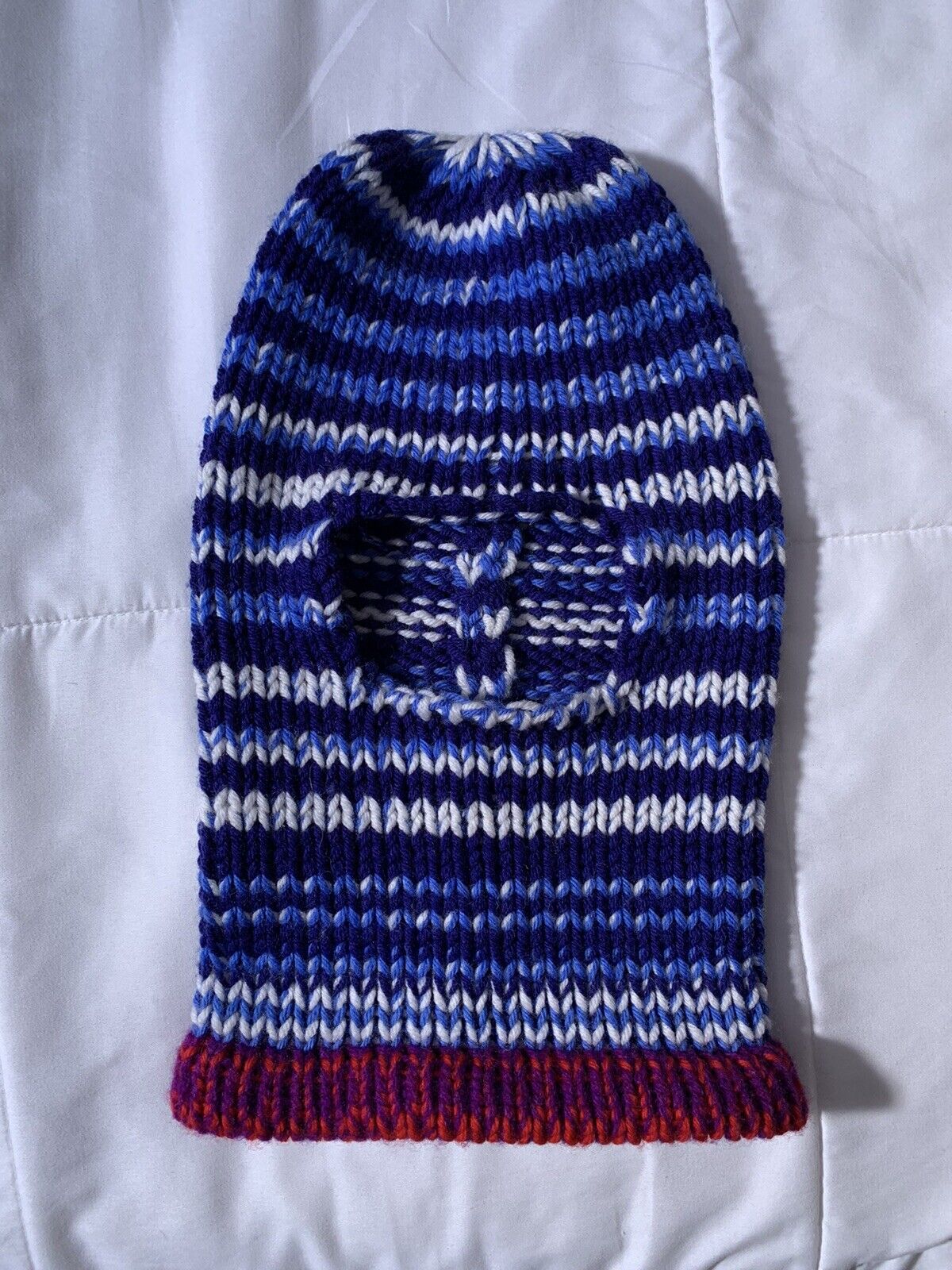 Calvin Klein Striped Wool-Knit Balaclava Hat | eBay