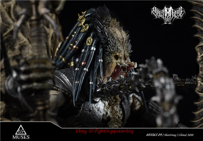 MUSE69 Studios Predator Throne Resin Statue Model 31'' High
