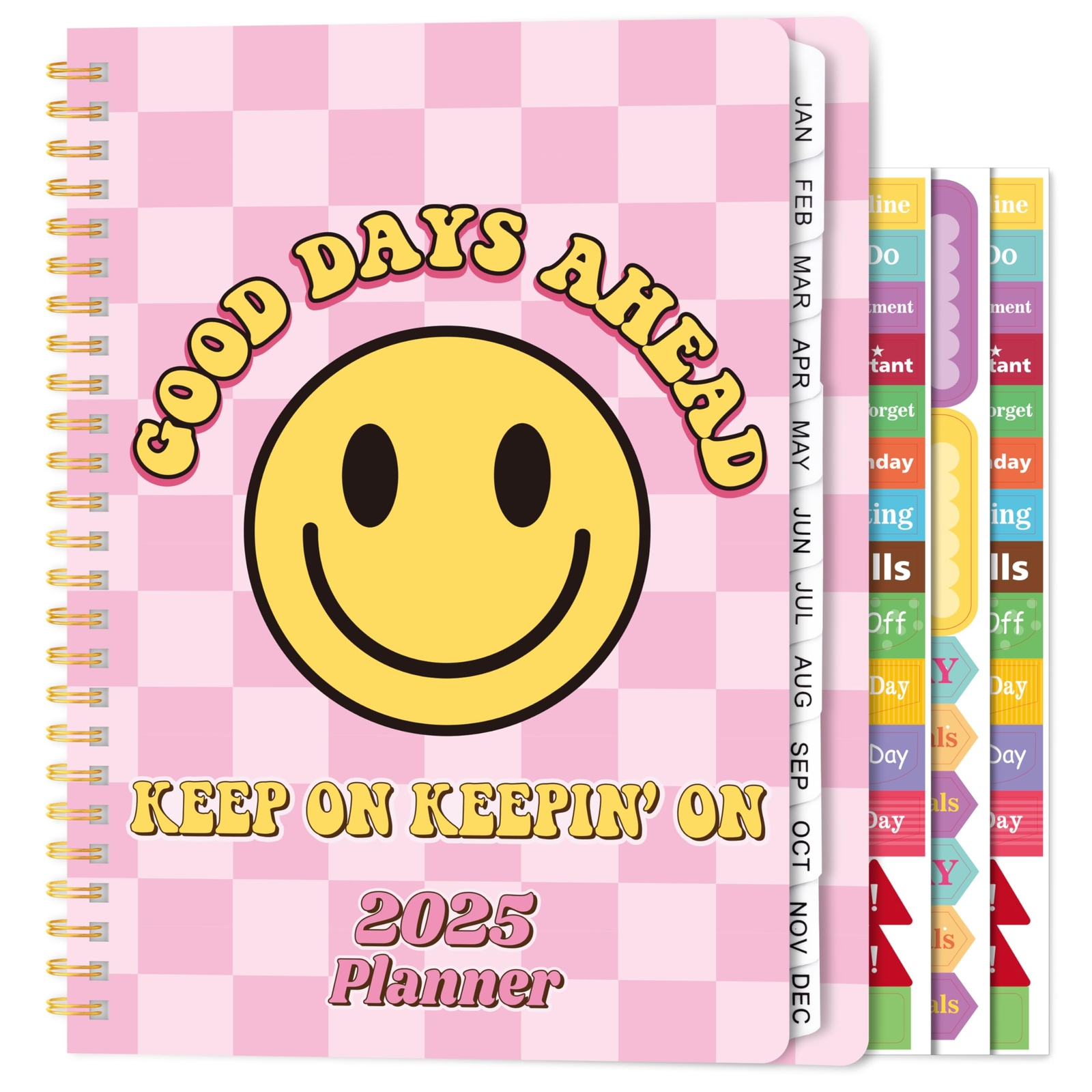 LieToi Preppy 2025 Planner - 2025 Weekly and Monthly Planner Jan. 2025 - Dec....