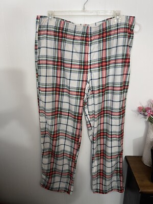WonderShop XL Tartan Micro Fleece Pants Pajama Longue NWOT